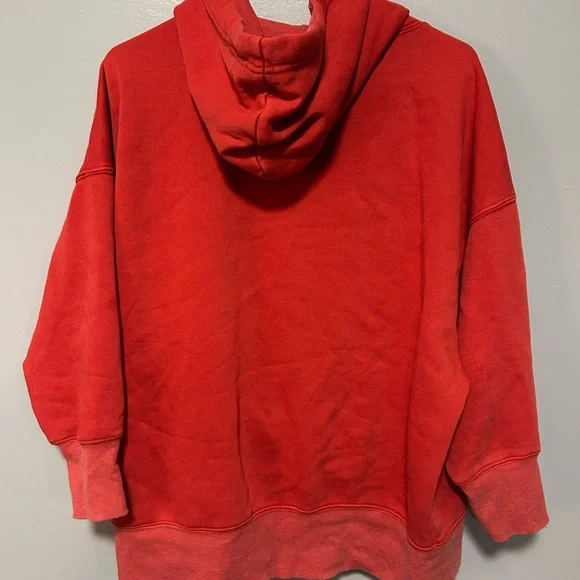 Free people sprint to the finish hoodie red womens xs - Picture 3 of 3